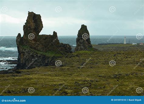Londrangar In Snaefellsnes National Park Iceland Royalty Free Stock