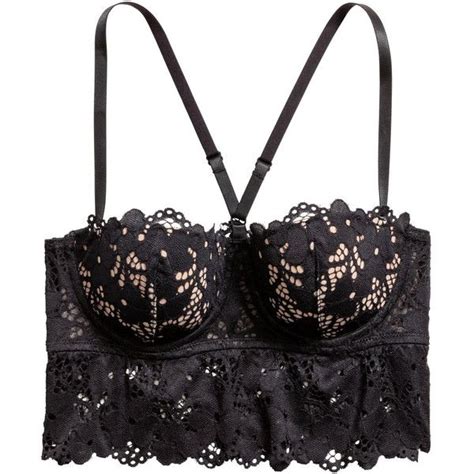 Handm Lace Bralette 14 99 145 Mad Liked On Polyvore Featuring Intimates Bras Underwire Shelf