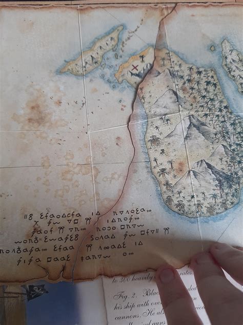 Is This A Real Treasure Map And Pirate Cryptogram I Found This In My