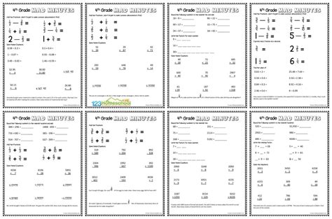 7th Grade Math Worksheets Math Division Worksheets Free Printable