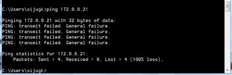 Ping Transmit Failed General Failure Reasons And Solution