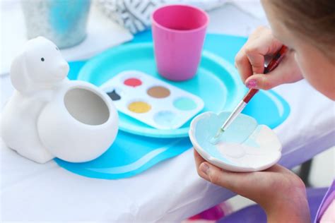 Paint Your Own Pottery Party For Kids Gluesticks Blog