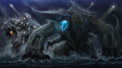 Gipsy Danger And Knifehead Original And 1 More Drawn By Zhenlu