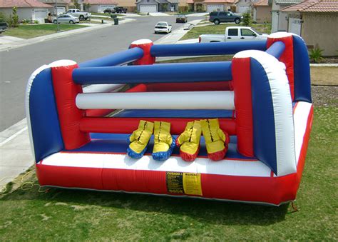 2 Person Inflatable Boxing Ring Pvc Inflatable Fighting Court For Kids