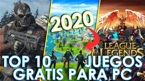 Todos estos juegos son 100. TOP 10 JUEGOS GRATIS PARA PC 2020 - YouTube