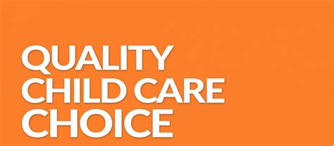 Making A Quality Child Care Choice Childcare And Preschool Cccf