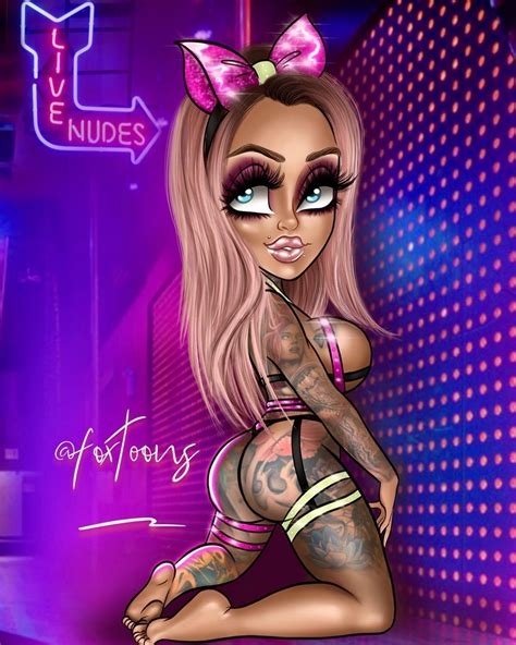 Victoria Fox On Instagram Cute Foxtoon Commission For Uber Glam Tattoo Model Inkedenvie