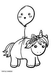 Una raccolta di disegni di mandala adatti ai bambini, un ottimo esercizio per imparare a concentrarsi e a rilassarsi. Disegni di Unicorni (e Unicorni Kawaii) da Colorare | Portale Bambini #unicorns #unicorno # ...