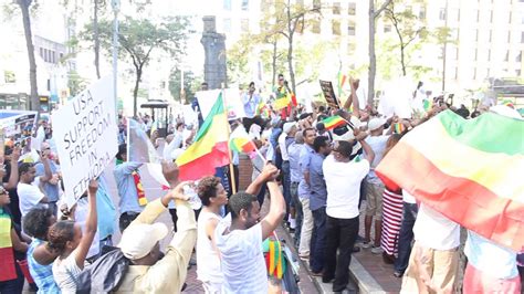 Ethiopian Protest March In Seattle Youtube
