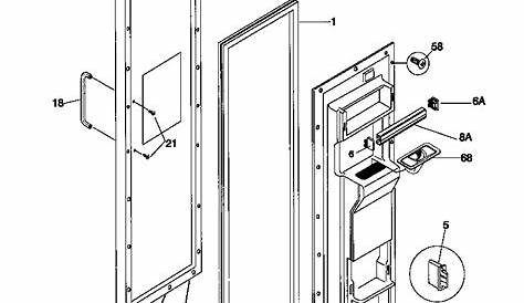 FRIGIDAIRE Refrigerator Wiring diagram Parts | Model FRS26ZSHB2