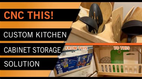Cnc cabinetry america s best value in. Custom Kitchen Cabinet Organizer Made On A CNC - CNC This ...