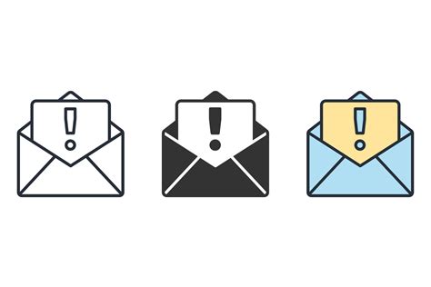 Spam Messages Icons Symbol Vector Elements For Infographic Web 10521090