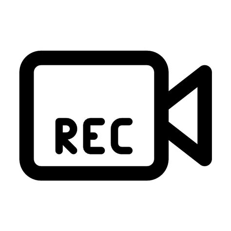 Screen Recorder Outlined Svg Vectors And Icons Svg Repo