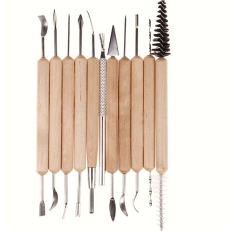 kit com 11 ferramentas estecas para plastilina clay argila r 49 90 em mercado livre