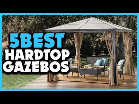Top Best Hardtop Gazebos Review Hardtop Gazebo Canopy Pergola