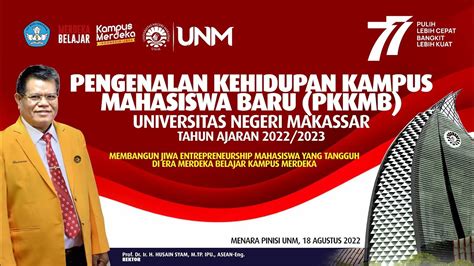 Pkkmb Universitas Negeri Makassar Tahun Sesi Siang Youtube