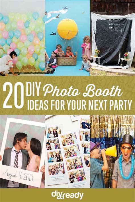 Printing photo booth the printing option is a great choice if you don't have access to wifi at your venue or would simply prefer physical prints for your guests. 20 DIY Photo Booth Ideas Craft Ideas | DIY Ready