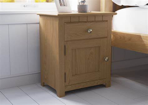 Solid Wood Bedside Cabinet Handcrafted In The Uk