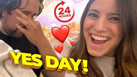 my husband says yes to me for 24 hours pregnant yes day challenge youtube