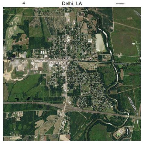 Aerial Photography Map Of Delhi La Louisiana