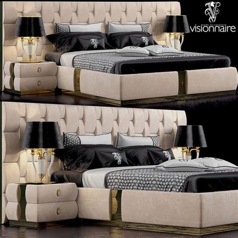 Visionnaire Luxury Bed 3d Model For Download Bedroom Bed