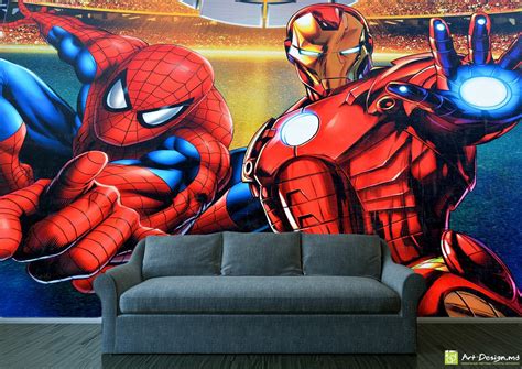 Childrens Wallpaper And Wall Murals Spiderman Fototapetart Amazing