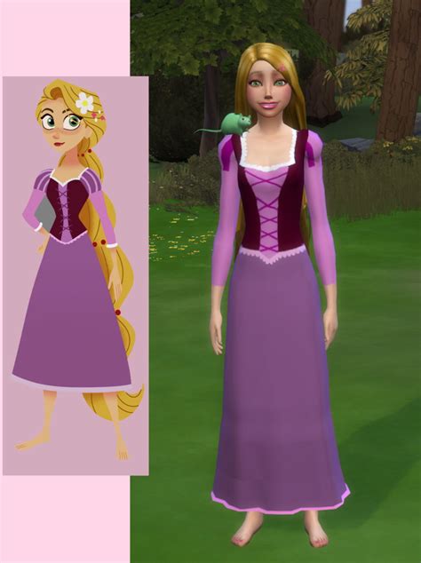 A Sims Loving Teacher Sims 4 Mods Clothes Rapunzel Dress Sims