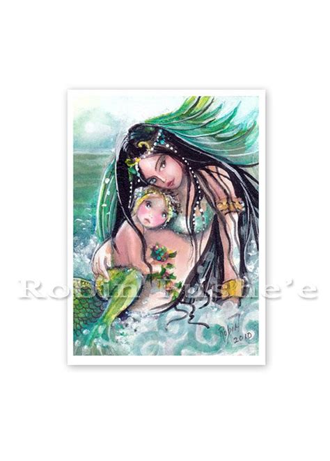 Mermaid Mom And Baby Baby Mermaid Mermaid Life Mermaid