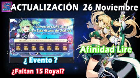 Afinidad Lire Evento Acción De Gracias ¿15 Royal Act 26