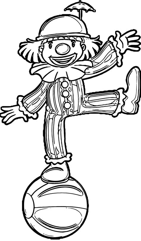 Clown Coloring Page Wecoloringpage 085