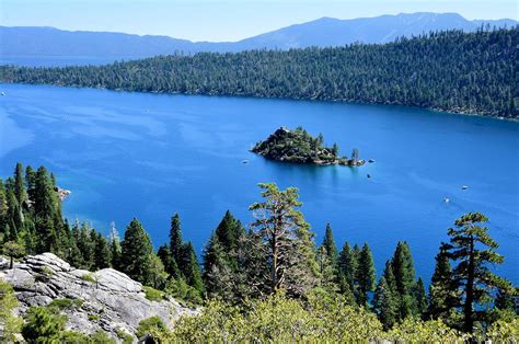Fannette Island In Lake Tahoe At Emerald Bay State Park California