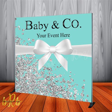 Tiffany And Co Inspired Backdrop Step And Repeat Designed Printed