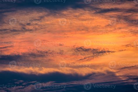 Beautiful Dramatic Sky And Clouds In The Sunset 7747262 Stock Photo At