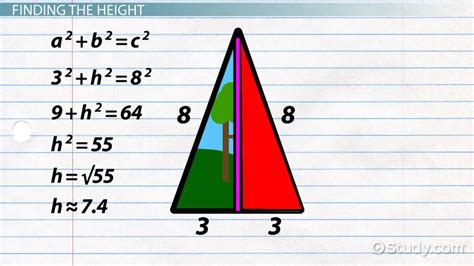 The three angles always add to 180°. How to Find the Area of an Isosceles Triangle - Video ...