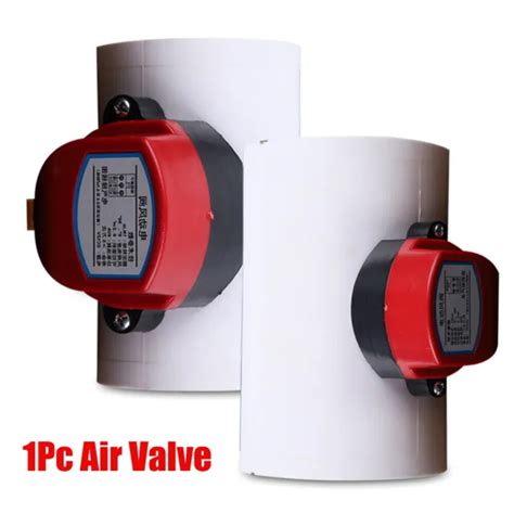 Pvc Plastic Air Damper Valve Hvac Electric Air Duct Motorized Damper Dc