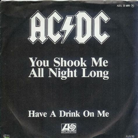 Acdc You Shook Me All Night Long Vinyl Records Lp Cd On Cdandlp