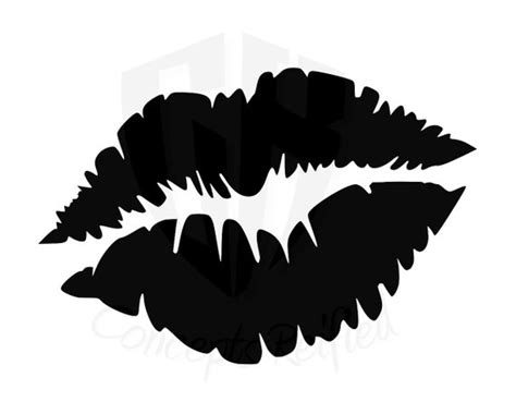 Kiss Lips Clipart Easy Drawing Cool