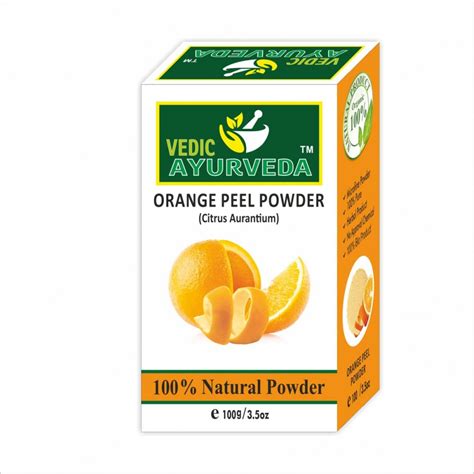 Buy Vedic Ayurveda Orange Peel Powder