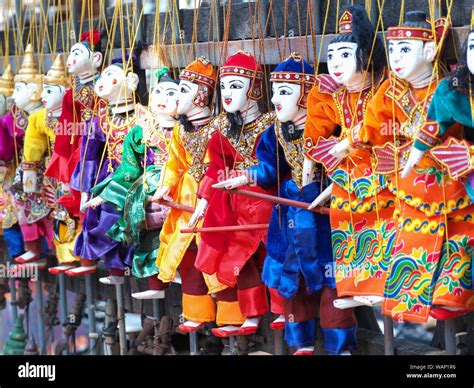 Myanmar Puppet Souvenir Myanmar Traditional Toysdolls Stock Photo Alamy