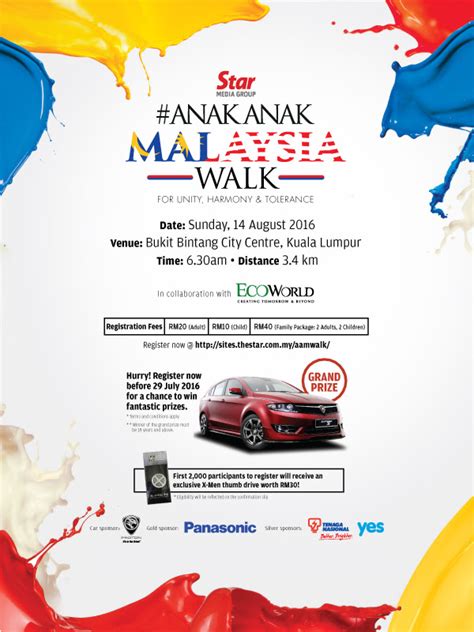 The latest music videos, short movies, tv shows, funny and extreme videos. Anak Anak Malaysia Walk - Events by Star Media Group