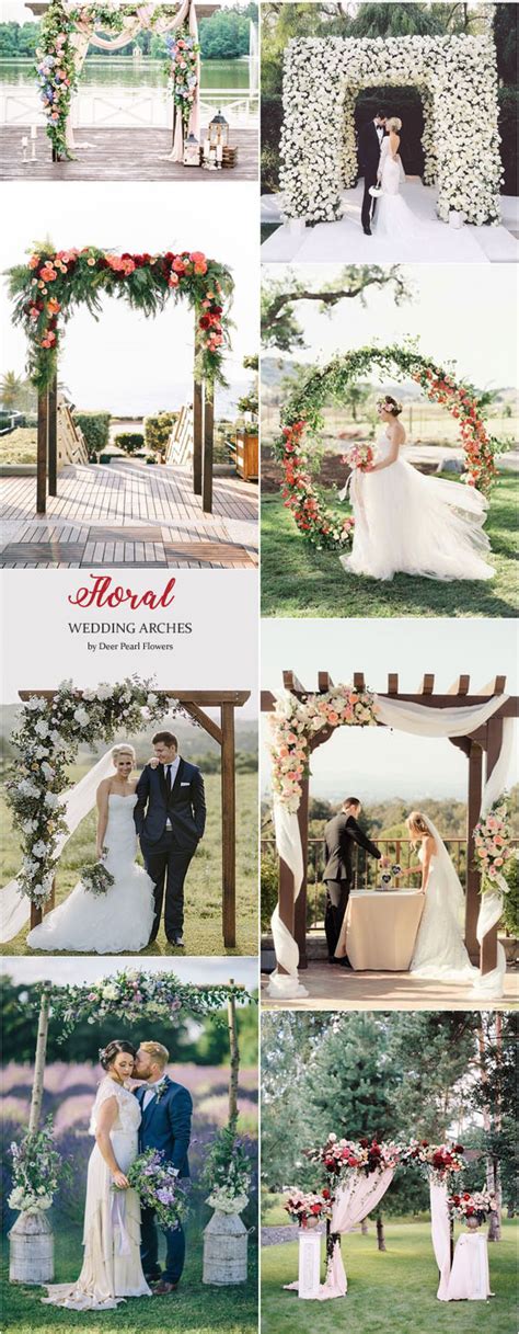 45 Amazing Wedding Ceremony Arches And Altars To Get Inspired Deer