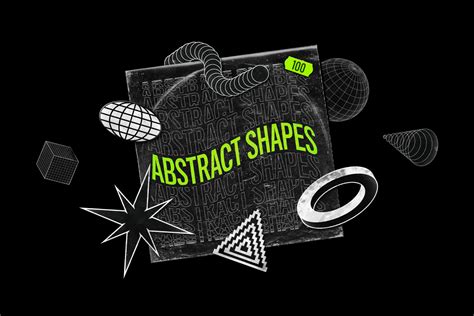 Artstation Abstract Shapes Collection 100 Design Elements Artworks