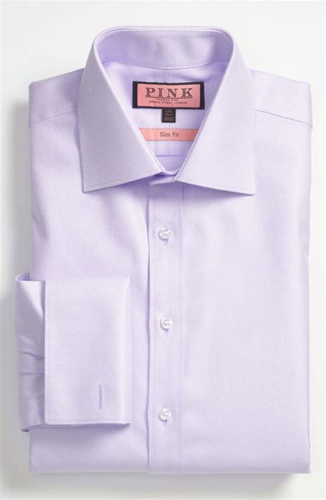 Thomas Pink Slim Fit Dress Shirt Nordstrom