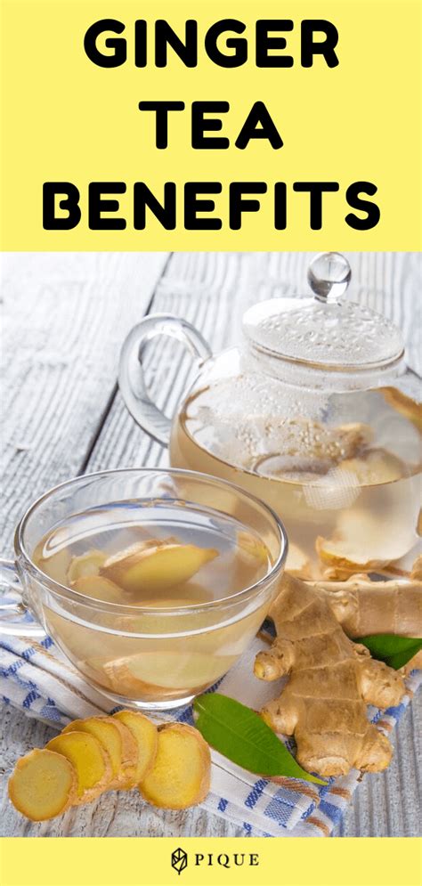 6 Key Health Benefits Of Ginger Tea The Flow By Pique