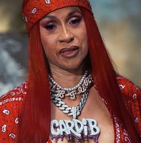 Cardi B Shares Photo Of Herself Using The Old Faceapp Filter