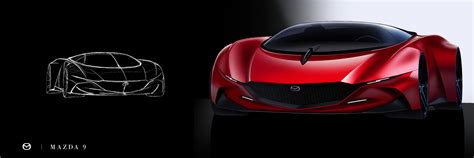 The Mazda 9 Supercar Is Something Wed Love To See Become A Reality