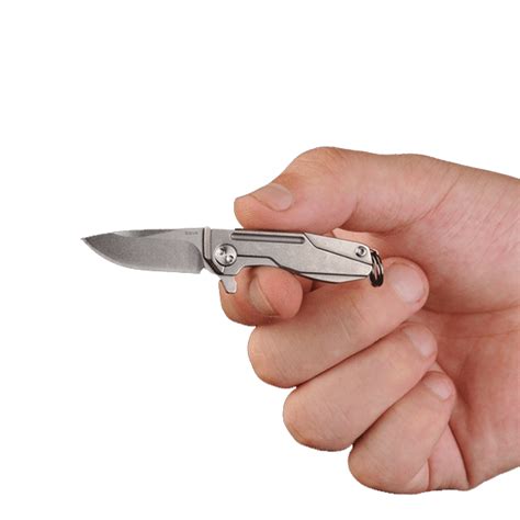Ek33 Titanium Edc Mini Folding Knife Mecarmy