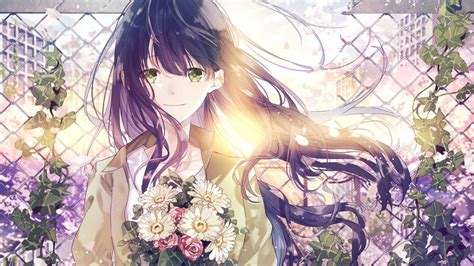 Flower Anime Wallpapers Wallpaper Cave
