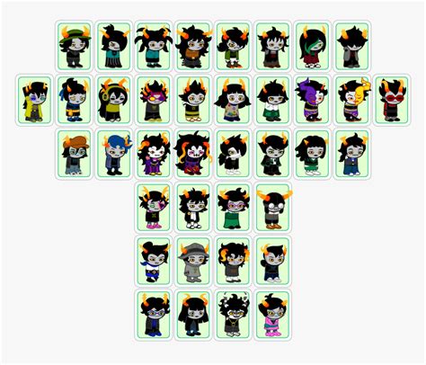 Every Troll Call Traditional All Homestuck Character Sprites Hd Png