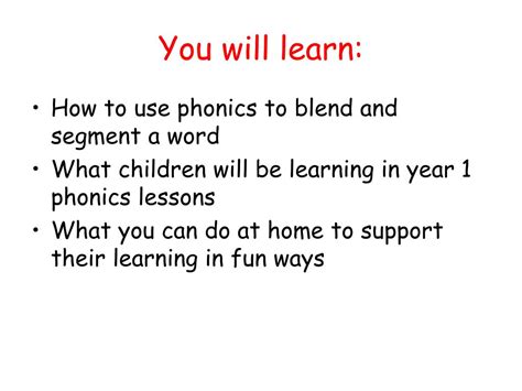 Ppt Phonics In Year 1 Powerpoint Presentation Free Download Id6006755